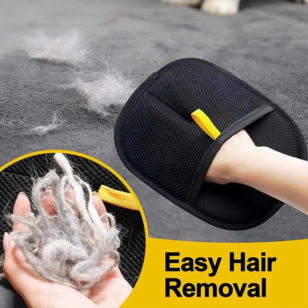Hair Remover Brush Deshedding Brush Glove for Dog Cat Rabbit with Long/Short/Curly Hair